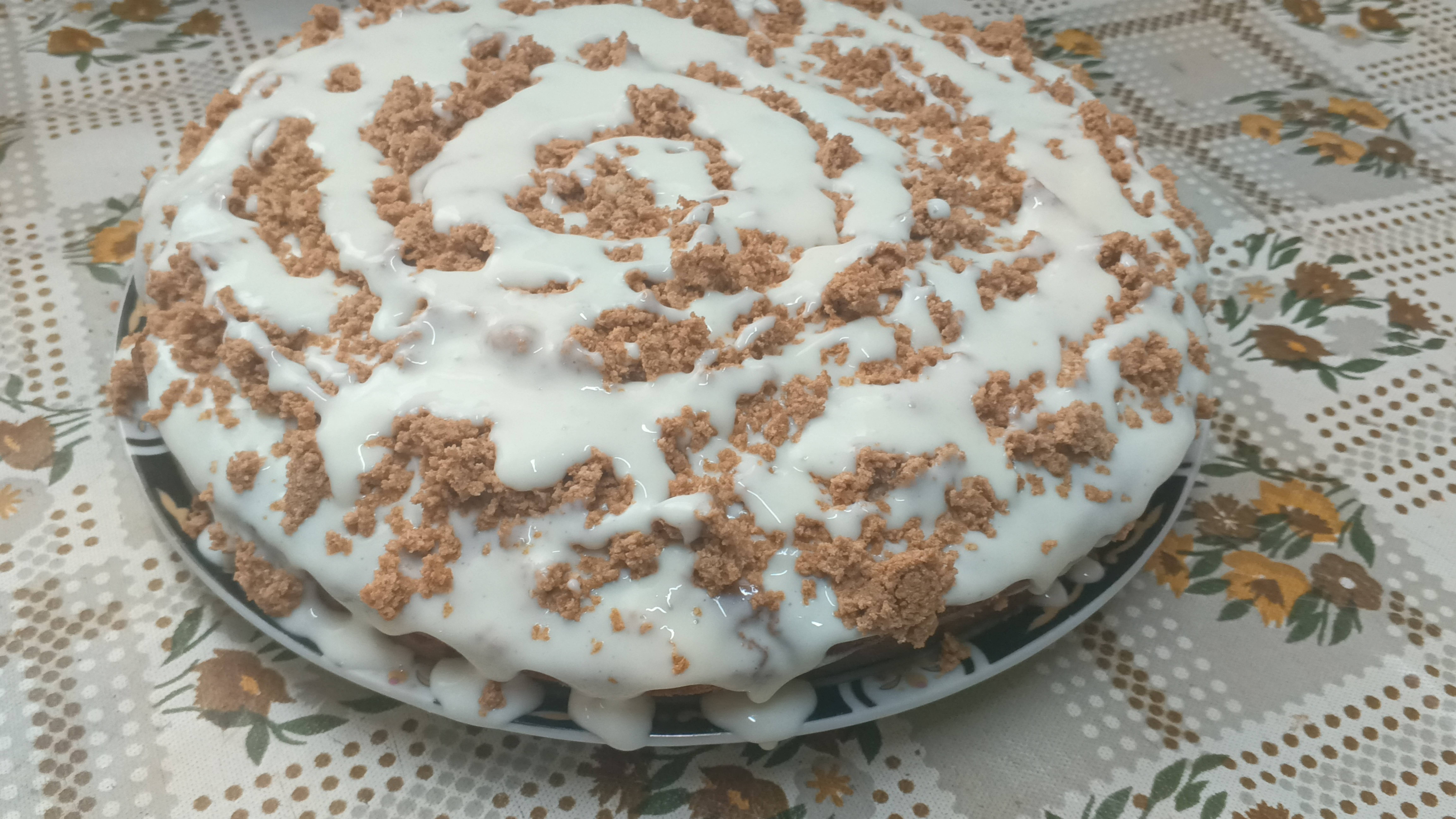 Домашний тортик на скорую руку из доступных продуктов.