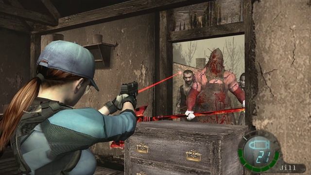 Resident Evil 4 Затерянный в Ночных Кошмарах Деревня Путь в Церковь Встреча с Крис #1
