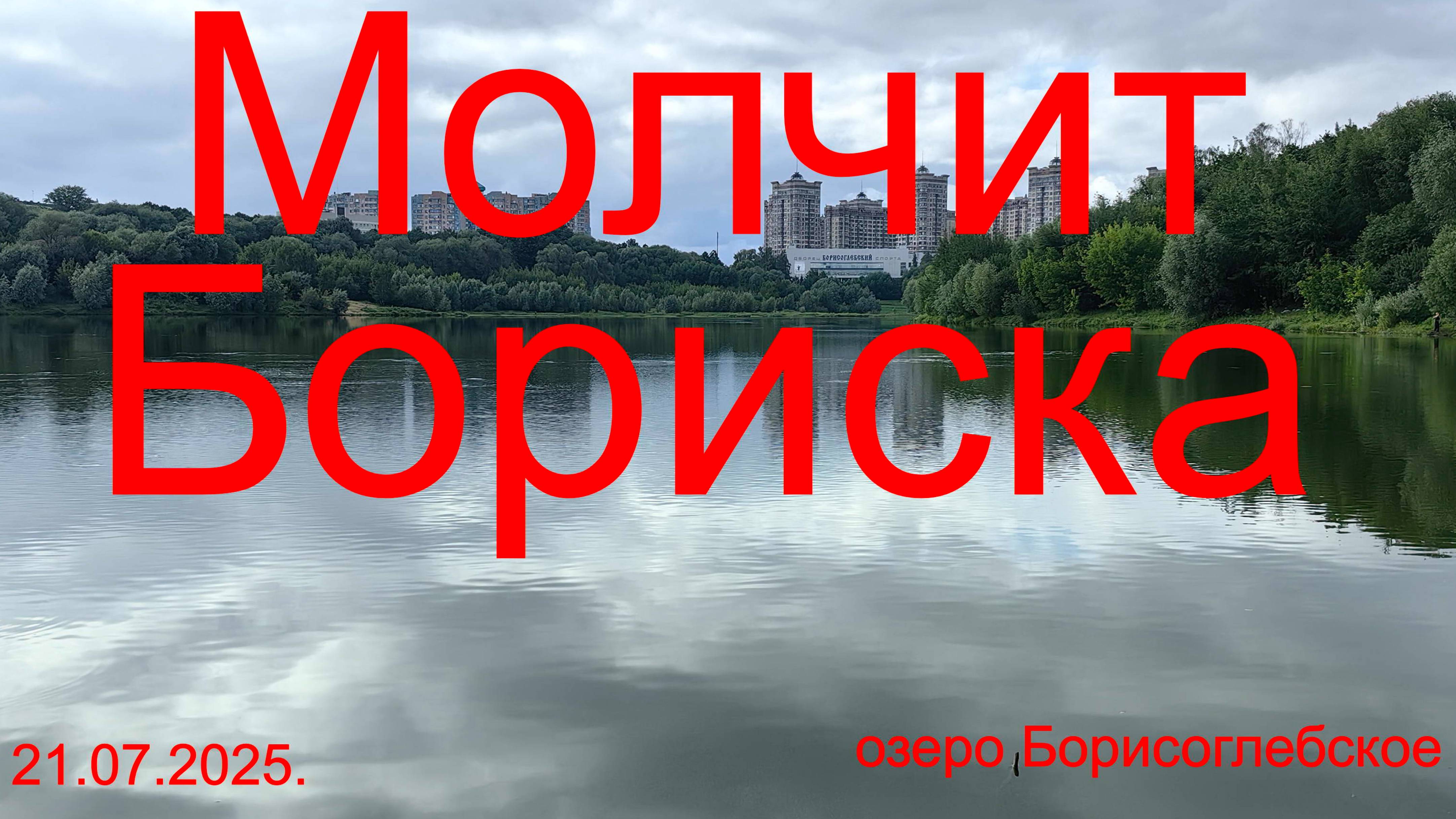 Молчит Бориска. 21.07.2025. озеро Борисоглебское. г. Раменское. Рыбалка в Подмосковье.