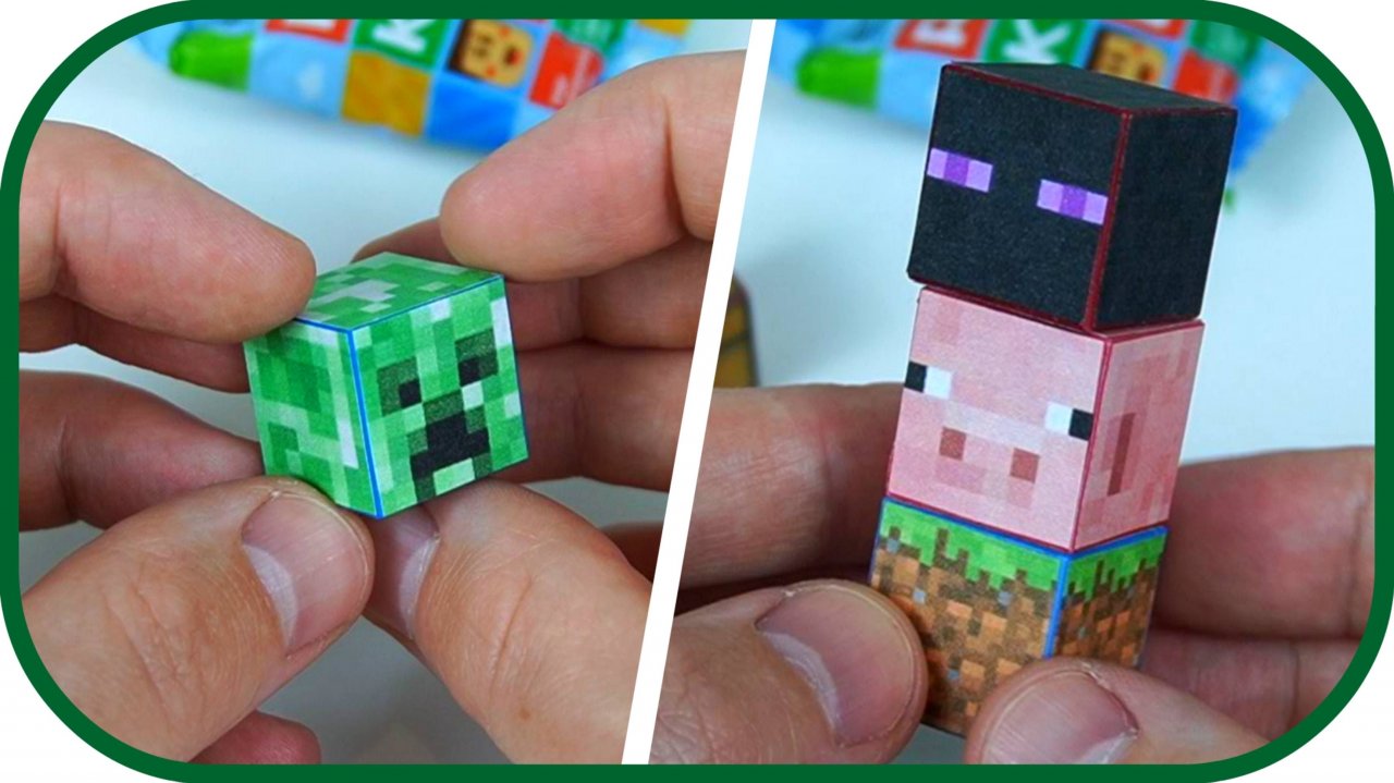 РОКУБСЫ из Пятерочки. Делаю свои Рокубсы Майнкрафт. Акция в Пятерочке.