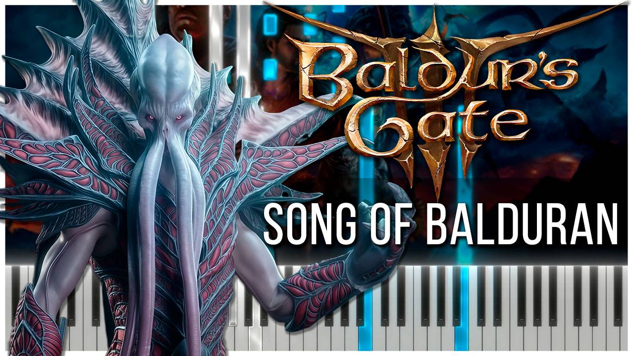 Song of Balduran (Baldur's Gate 3) 【 КАВЕР НА ПИАНИНО 】
