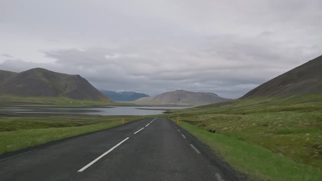 Исландия. Живописная поездка из Стиккисхоульмюра в Арнарстапи в формате 4K