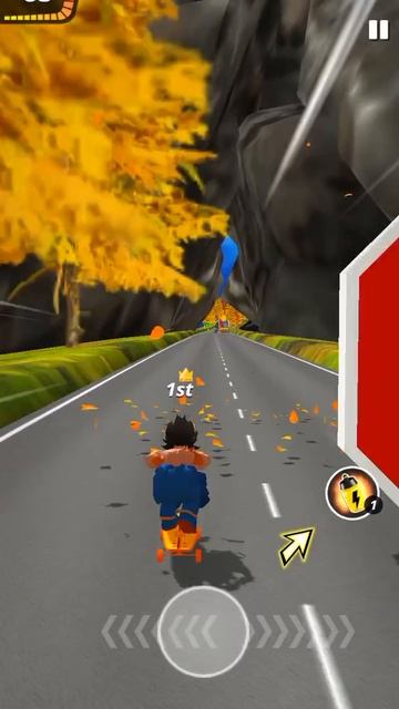 Всех сбивая в Downhill Racer