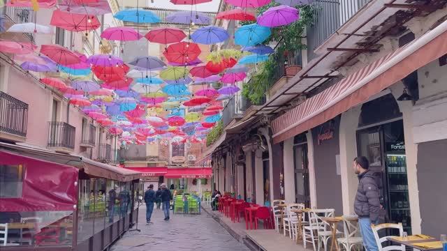 Италия. Прогулка по Катании в формате 4К