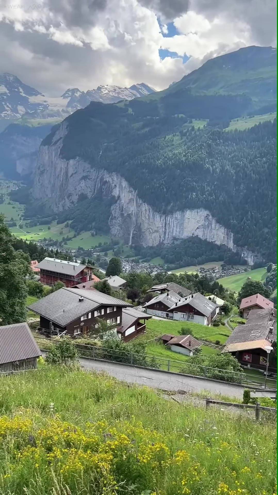 Захватывающие дух виды из Венгена, красивейшего города в Швейцарии 🏔️🚠🚞😇✨🌺