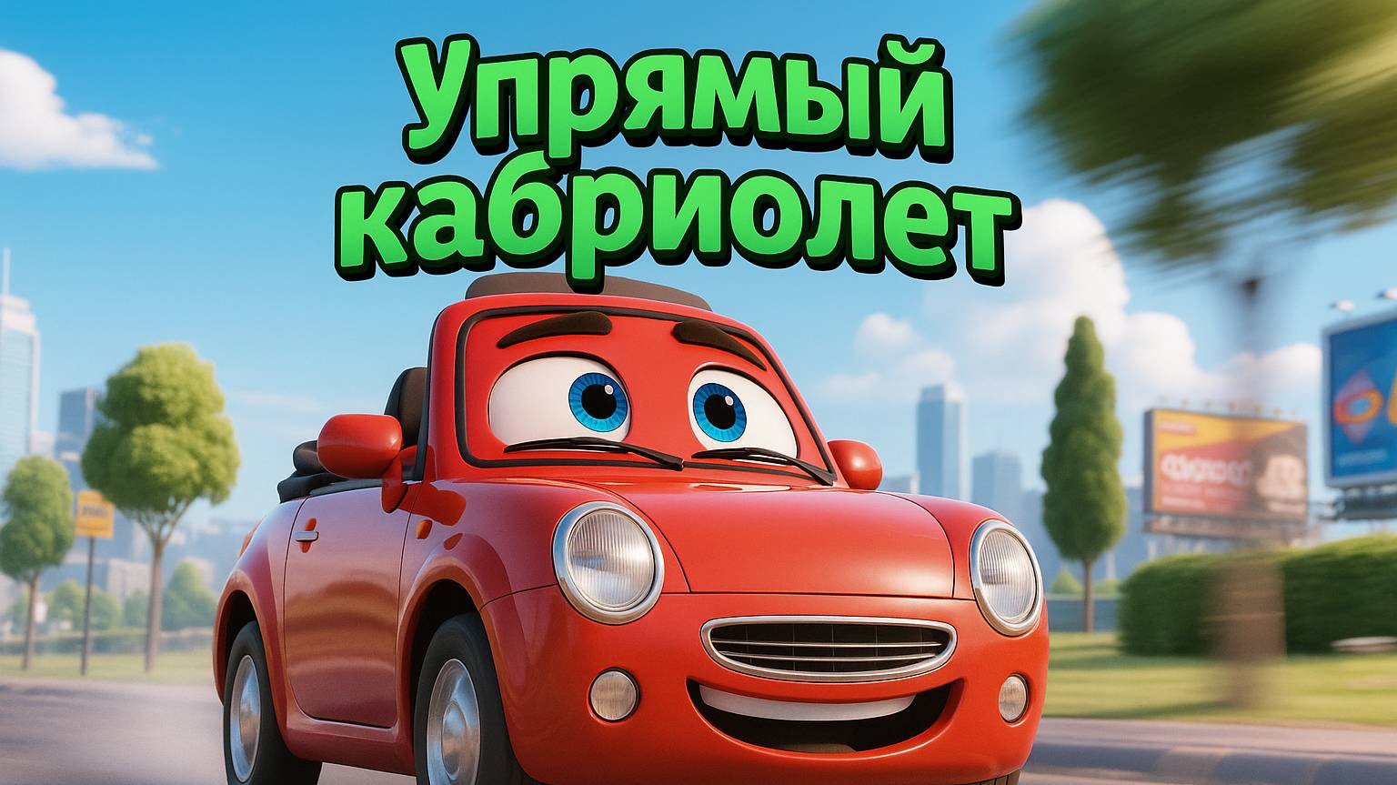 Упрямый кабриолет|Детские мультики| Мультики для детей😊