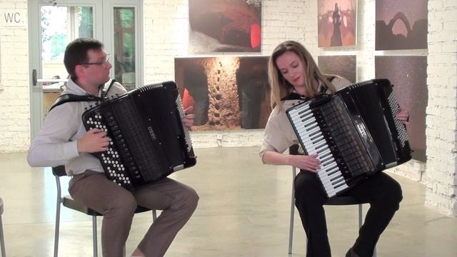 Л. Пресиччи - Неаполитанская фантазия - Илона Савина (аккордеон), Никита Украинский (баян)