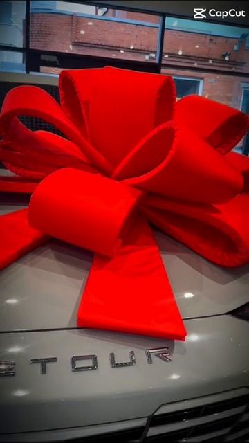 Подарок на колесах: эффектный бант 100 см для авто