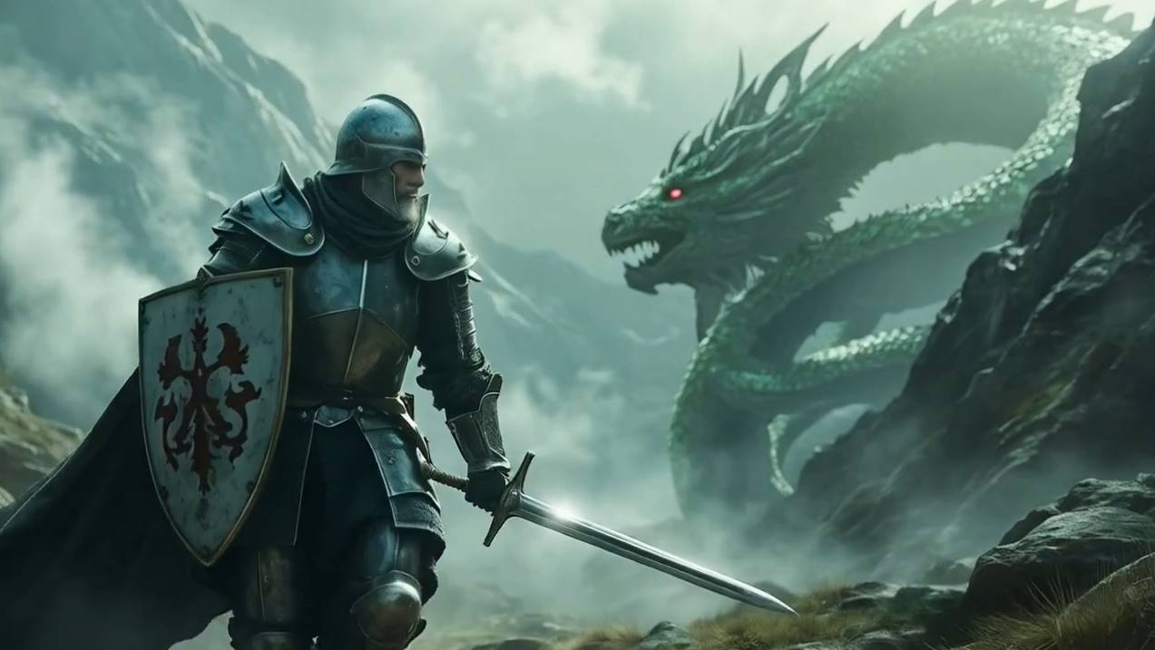 Поединок рыцаря Дьёдонне де Гозона с драконом