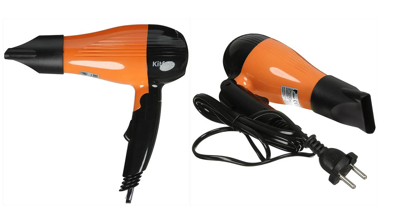 Складной женский фен для волос с регулировкой скоростей