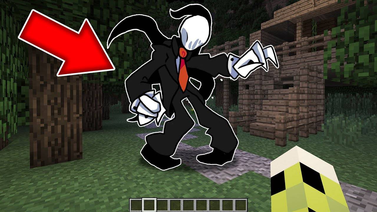 Я ПРИЗВАЛ СЛЕНДЕРМЕН В СВОЕМ МИРЕ МАЙНКРАФТ ФНФ ! КАК ПРИЗВАТЬ SLENDERMAN FNF MINECRAFT