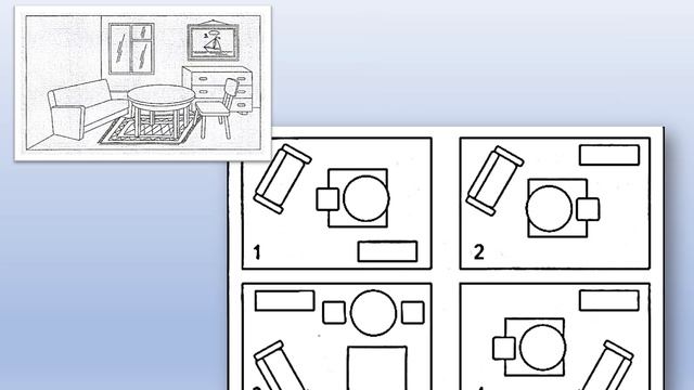 Чтение схем планировки комнаты / из курса "Объёмный мир математики" для детей 7 - 12 лет