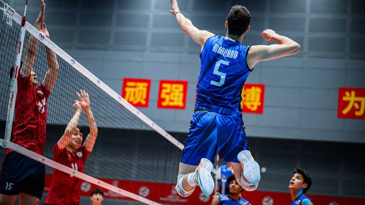 Волейбол. Италия — Корея. Чемпионат мира U21. 1/8 финала. 27.08.2025