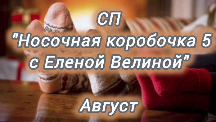 🧦🎁 *СП Носочная Коробочка 5 с Еленой Велиной* / август / участник 83
