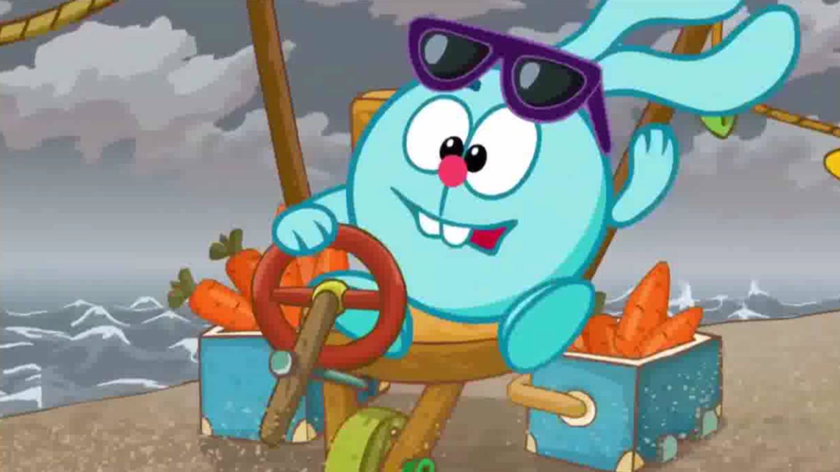 Смешарики Крош | Безумное Приключения Кроша и Ежика в поисках мяча