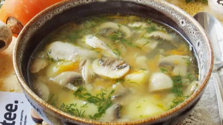 Грибной кулеш.