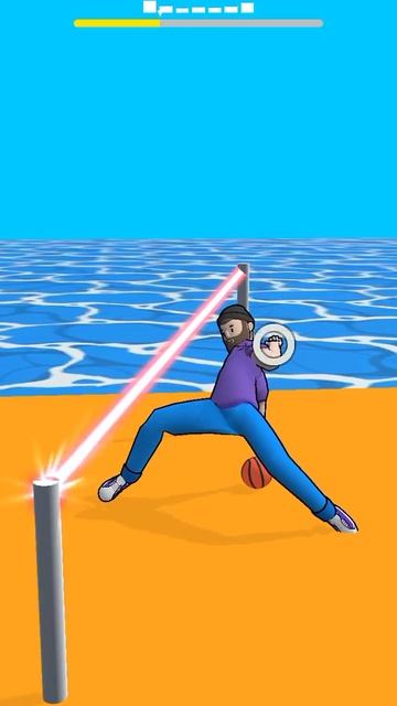 Баскет 🏀 с препятствиями в Slow mo Run