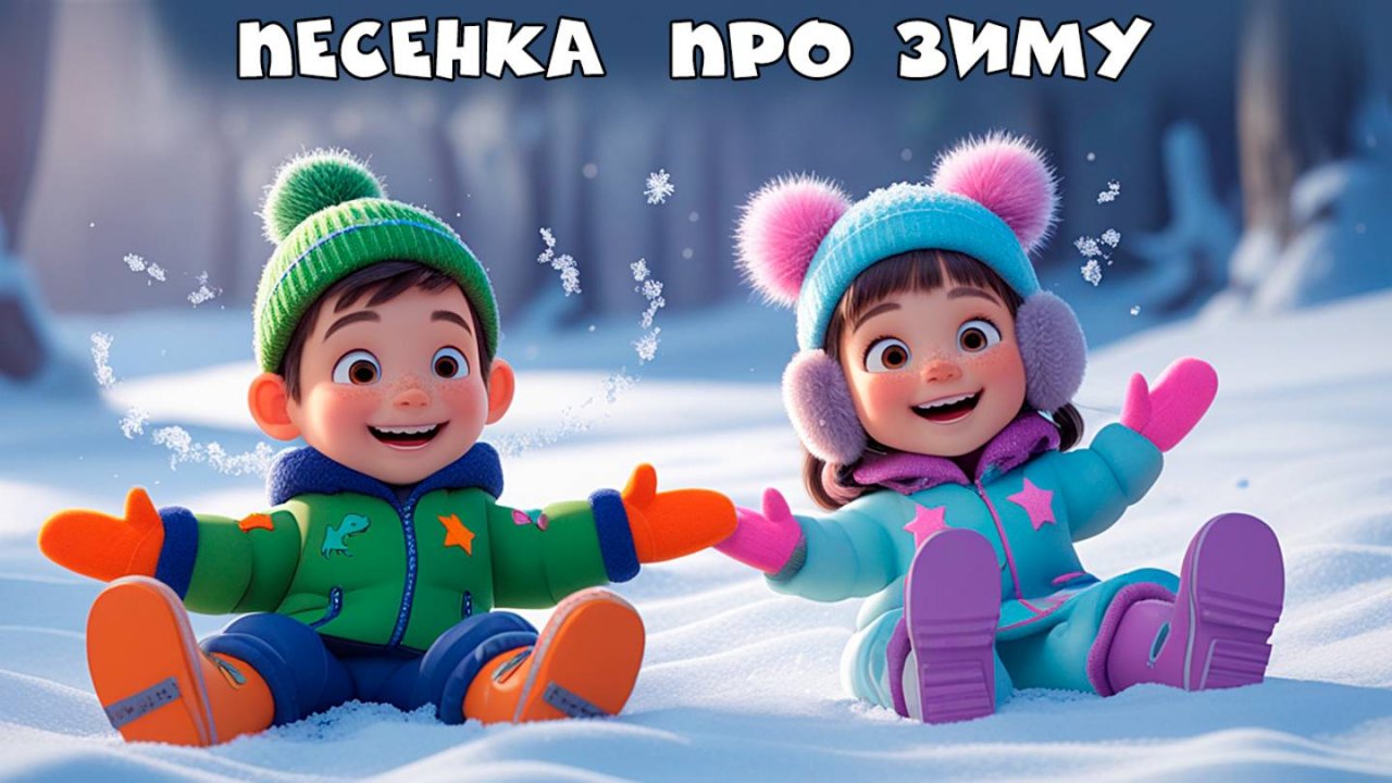 ❄️ Кабы не было зимы | Весёлый зимний мультфильм-песенка для детей