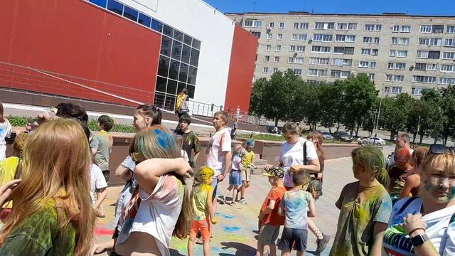 Фестиваль краски Холли в г. Прокопьевске Кемеровская область