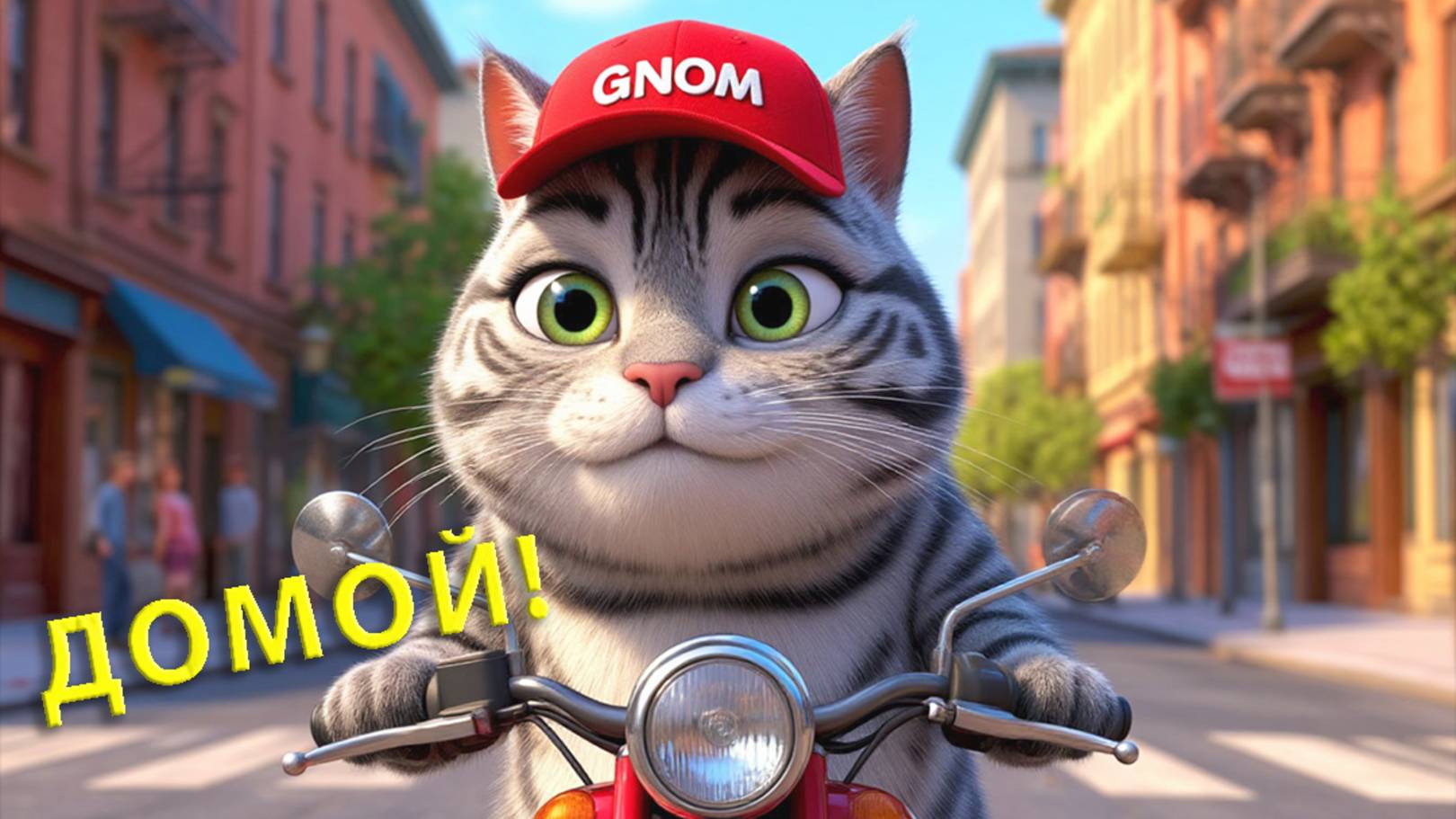 Кот Гном: "У меня есть дом!."