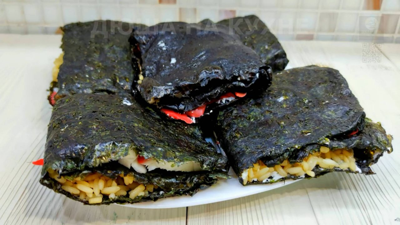 Онигири домашние. Страшные но очень вкусные. Рецепт онигири.