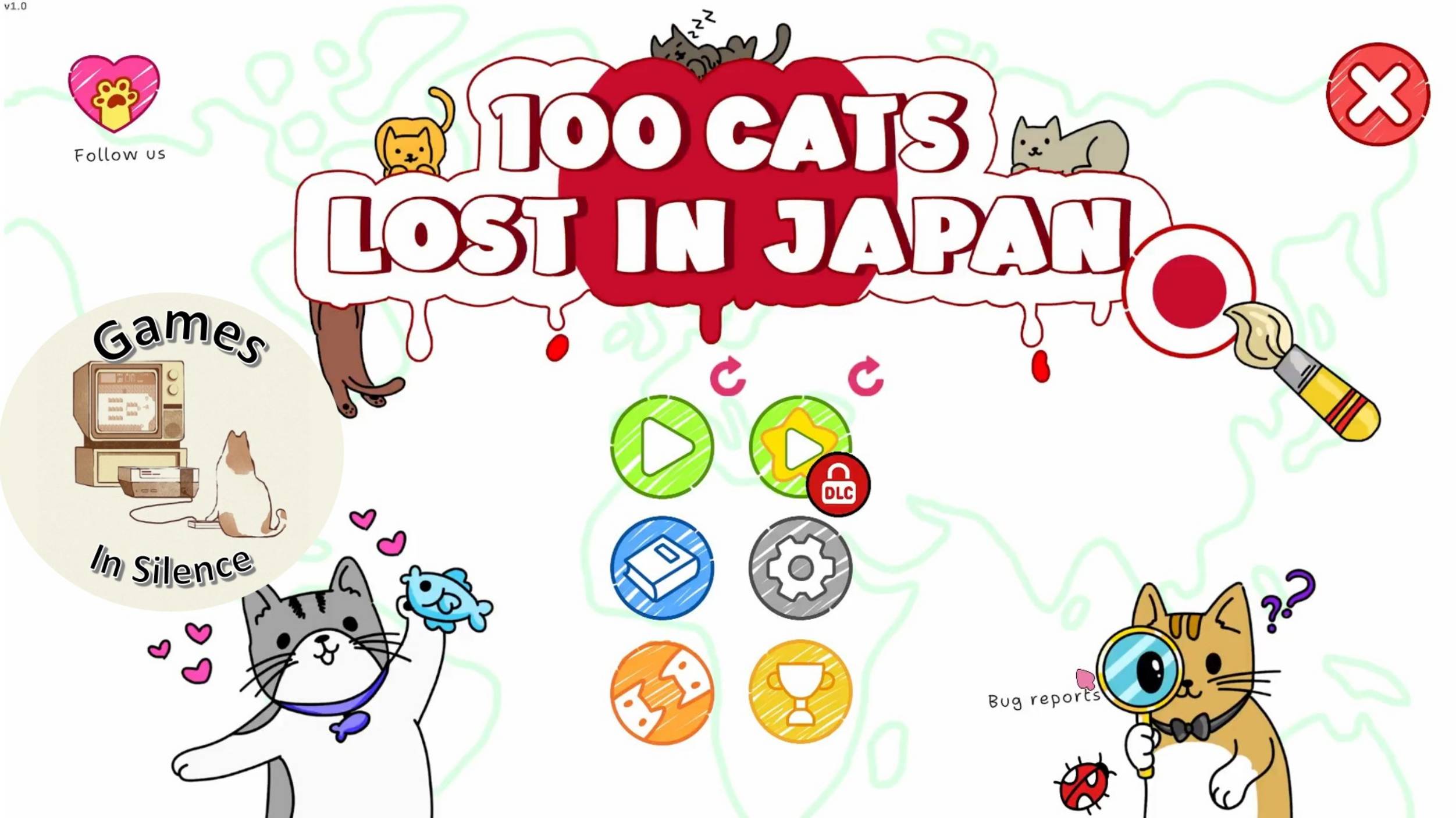 100 Cats Lost in Japan. Walkthrough