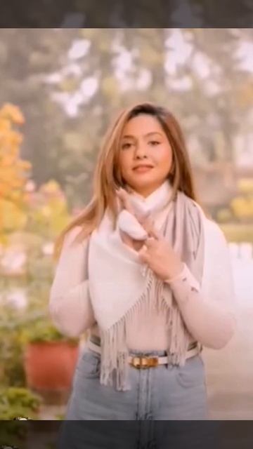 Завязать шарф так, чтобы "душа" была закрыта