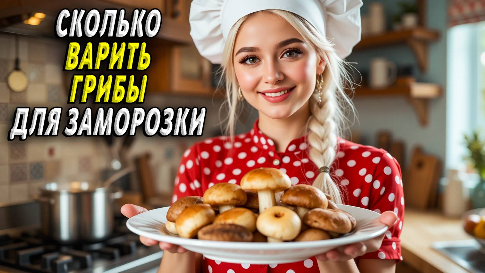 Сколько варить грибы для заморозки