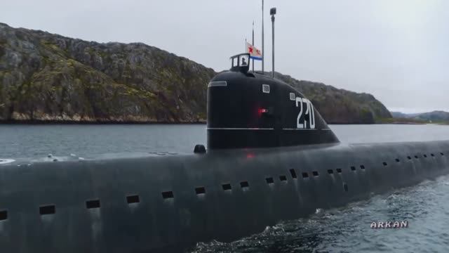К-3  Первая атомная подводная лодка (клип)
