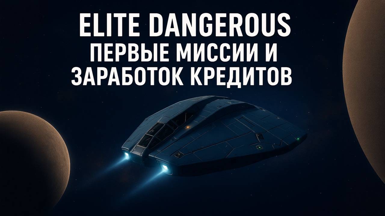 Elite Dangerous 🌌 Второй полет | Первые миссии и заработок кредитов