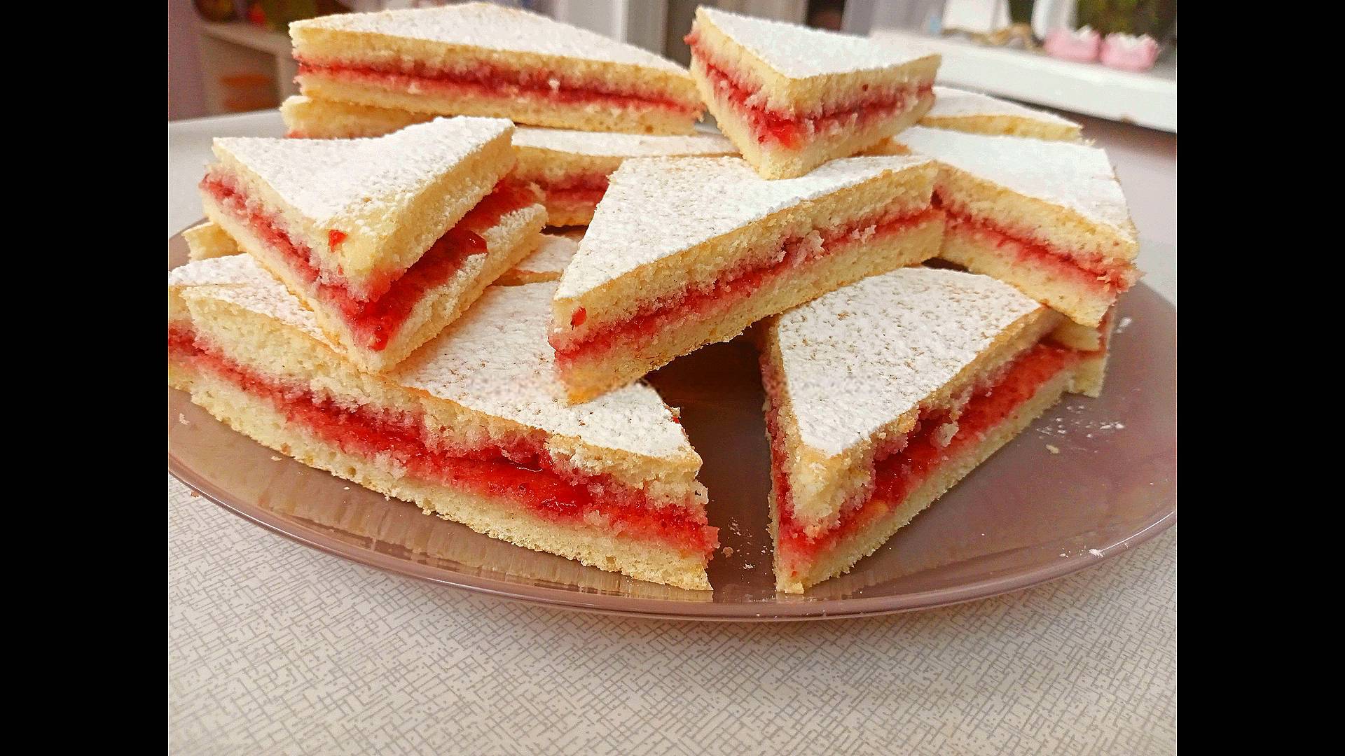 Пирожные "Треугольники с джемом" ✧ Очень простые и вкусные домашние пирожные