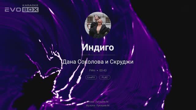 Дана Соколова, Скруджи — Индиго | караоке EVOBOX