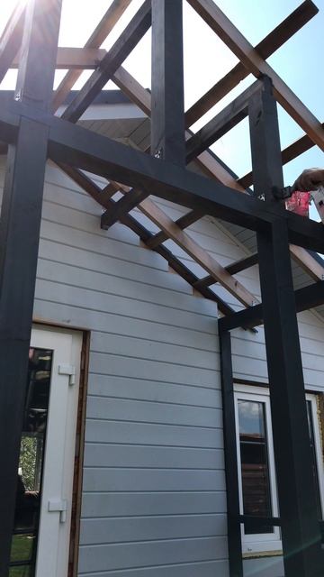 Продолжаем мастерить крыльцо