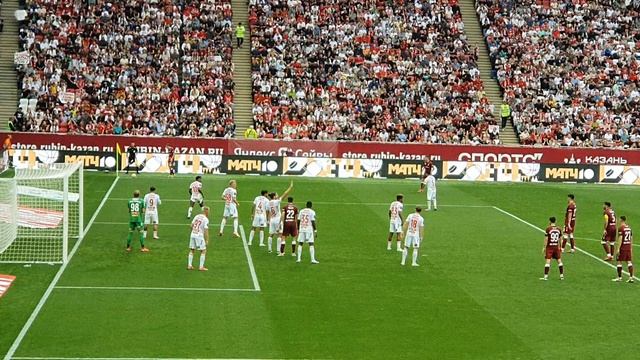 Опасные моменты у ворот Спартака. Рубин-Спартак. Ruslan Football Manager