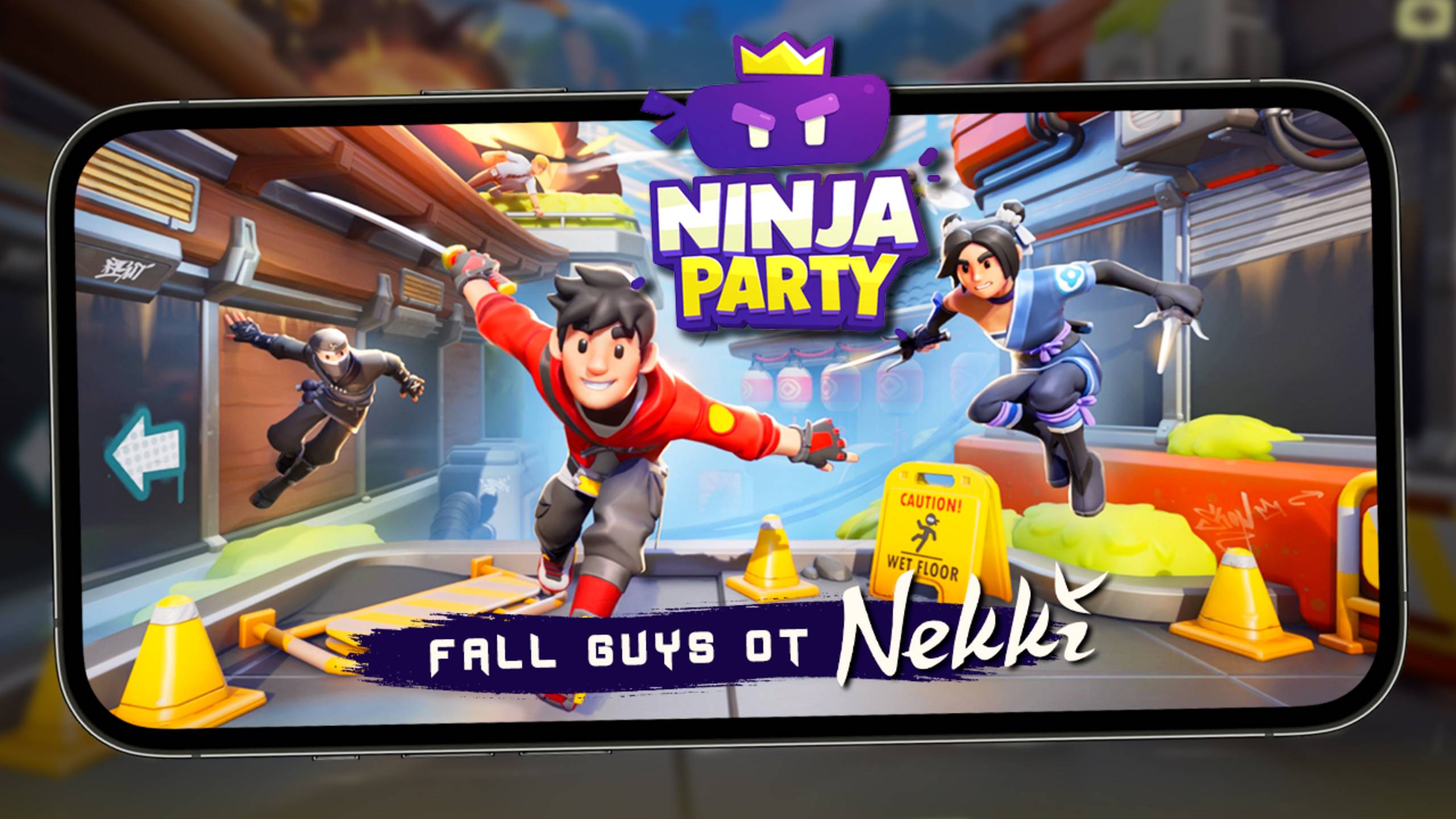 Ninja Party - Первый взгляд на Fall Guys от Nekki (ios)