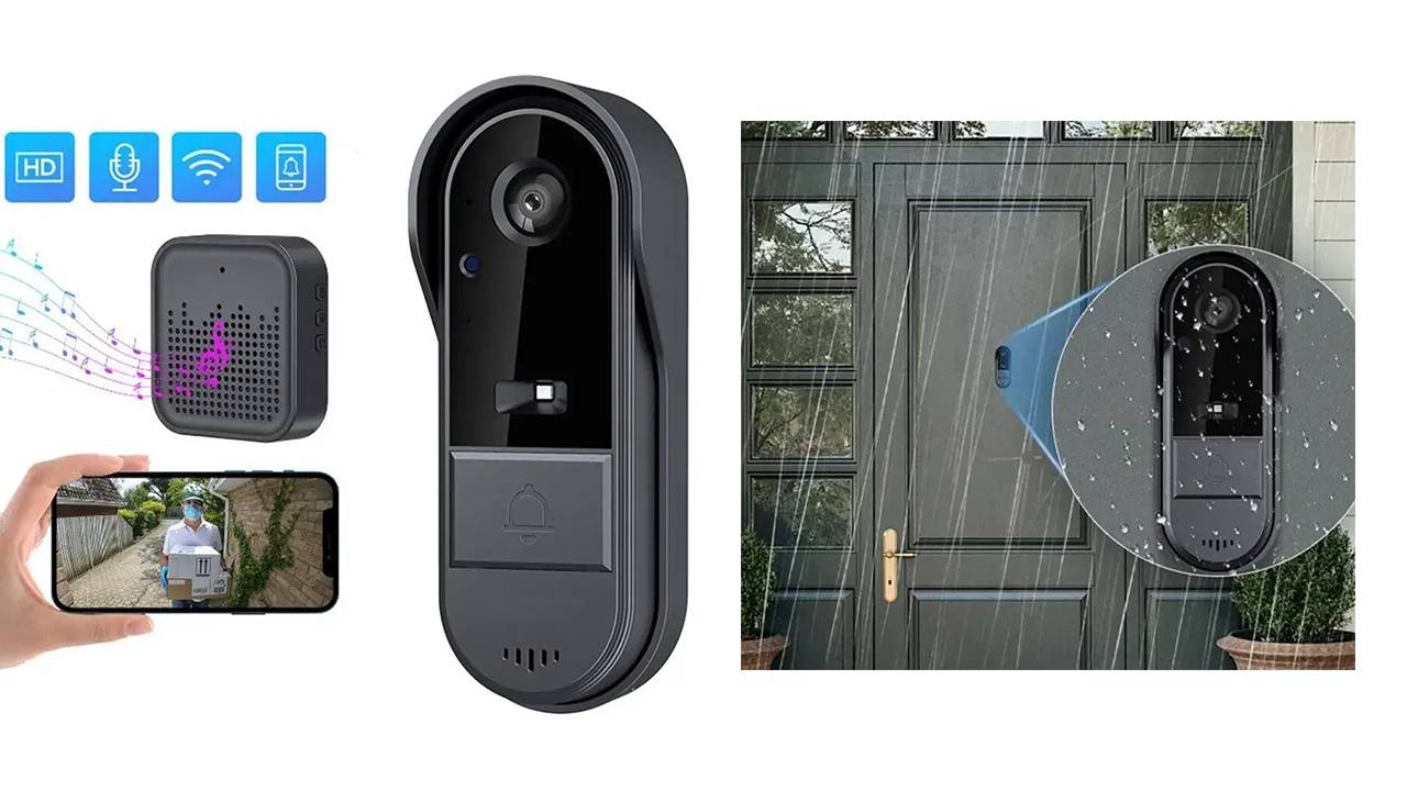 Беспроводной дверной Wi-Fi видеозвонок для дома с камерой TapCam VPHD-120