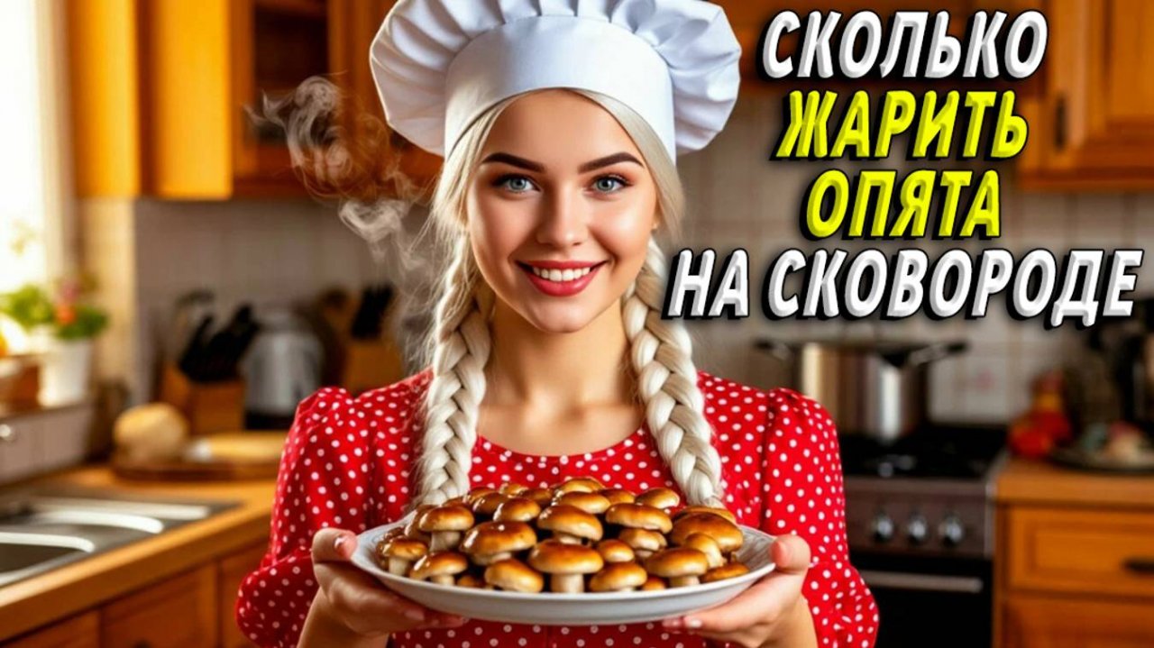 Сколько жарить опята