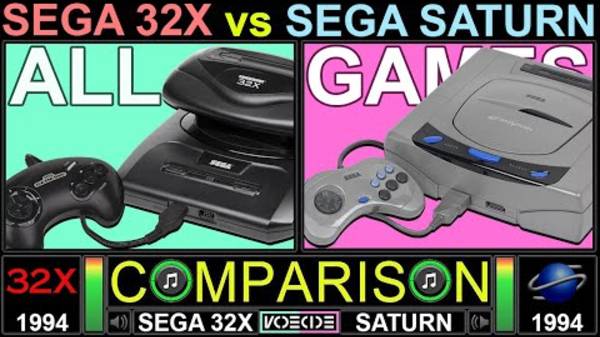 Cравнения Всех Игр на Sega 32X Vs Sega Saturn