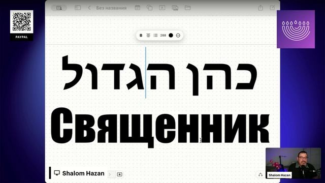 Тайны иврита. Коэн - Священник- כהן