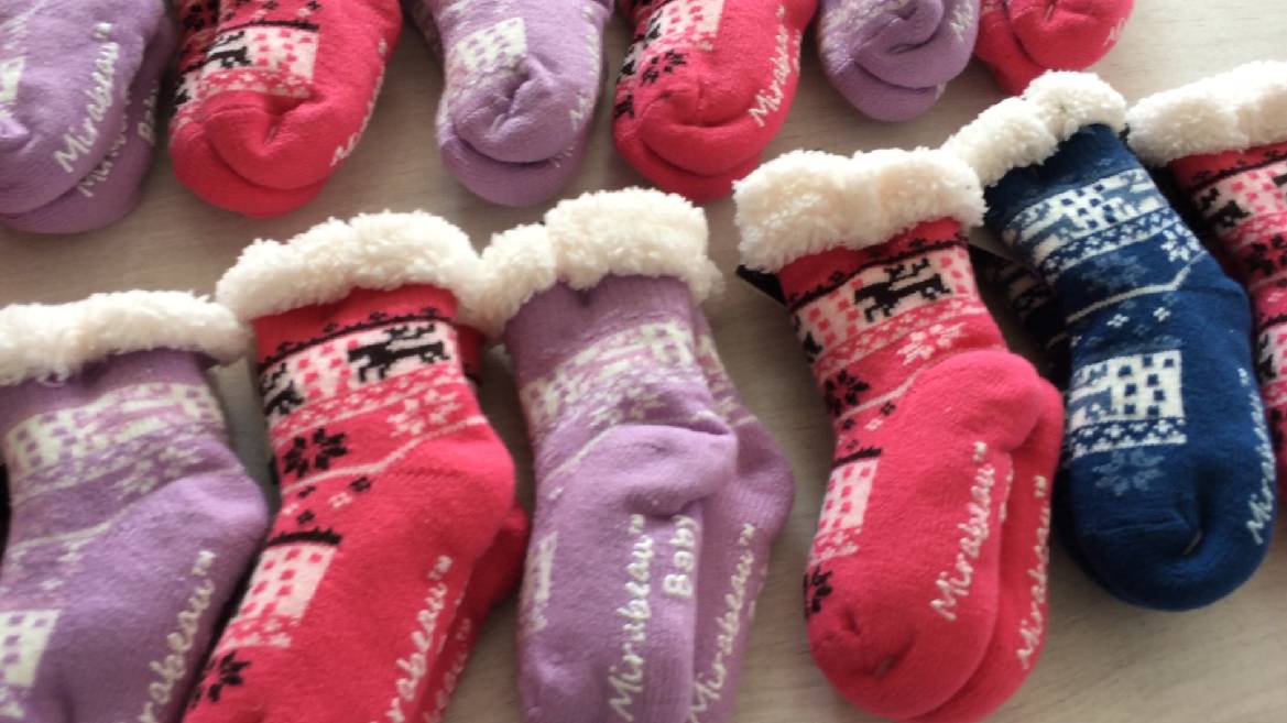 стд82. Носки детские зима сток