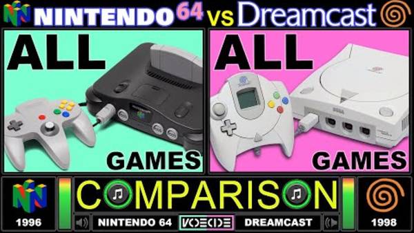 Сравнения Всех Игр на Nintendo 64 vs Dreamcast