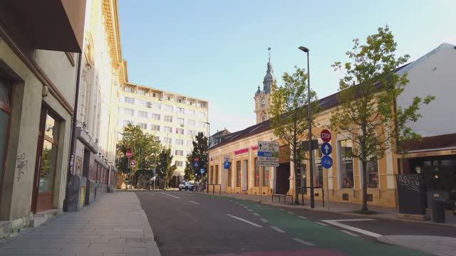 Румыния. Прогулка по городу Клуж в формате 4К