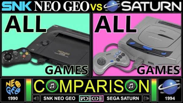 Сравнения Всех Игр на Neo-Geo vs Sega Saturn