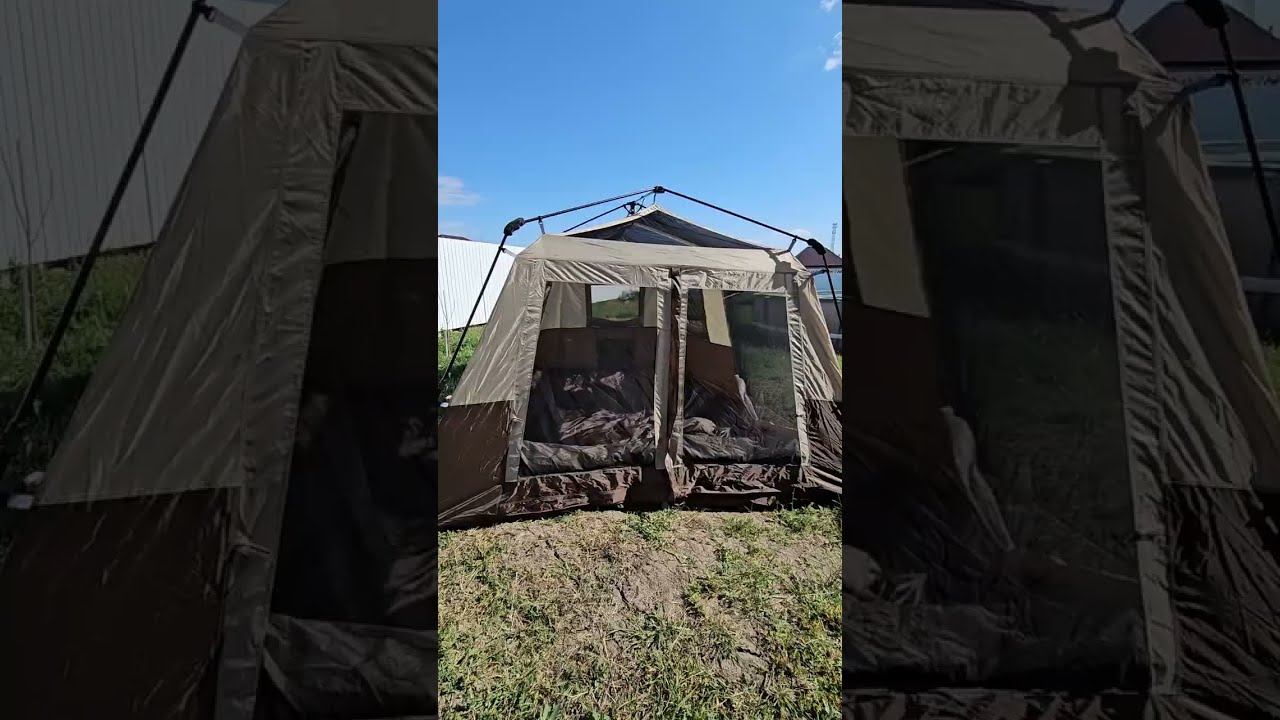 Палатка автомат на 10 человек с led подсветкой (АТ-1111) CAMPVALLEY, лучшая!