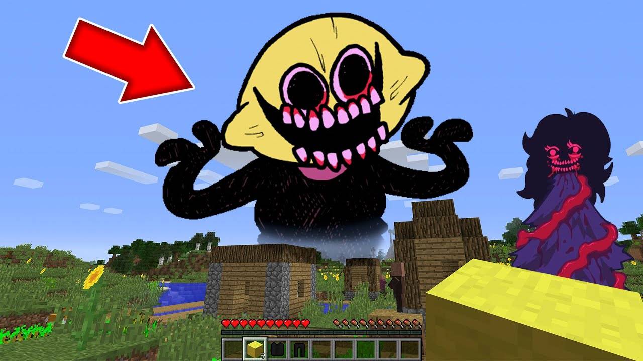 Я ПРИЗВАЛ ЛЕМОН ДЕМОН В СВОЕМ МИРЕ В МАЙНКРАФТ ! КАК ПРИЗВАТЬ LEMON DEMON MINECRAFT FNF