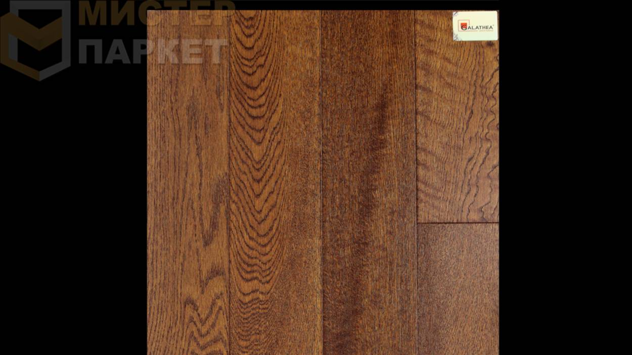 Паркетная доска Galathea Italian collection Дуб Cioccolato