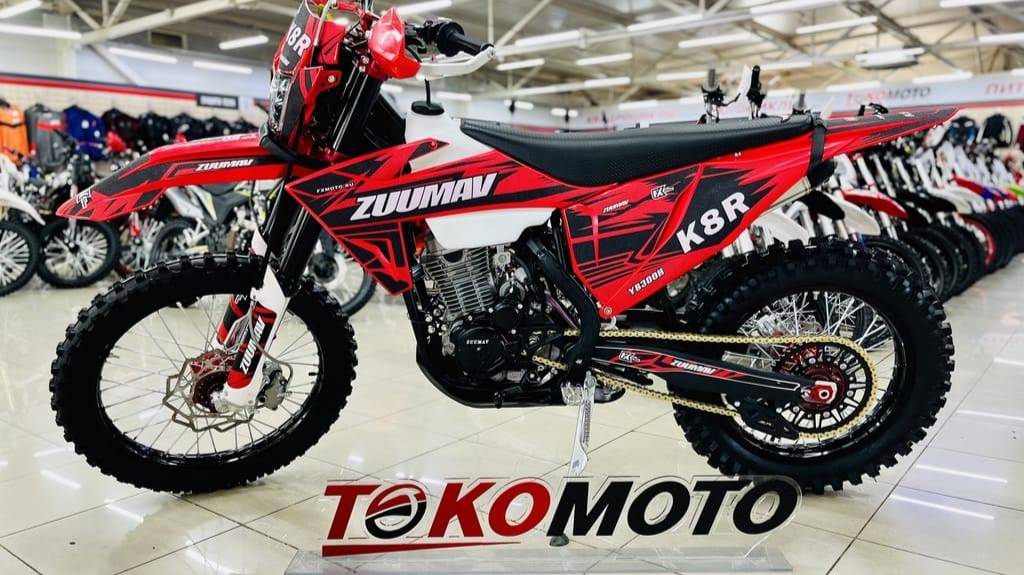 Мотоцикл эндуро ZUUMAV K8R YBH300 (красный) НОВЫЙ