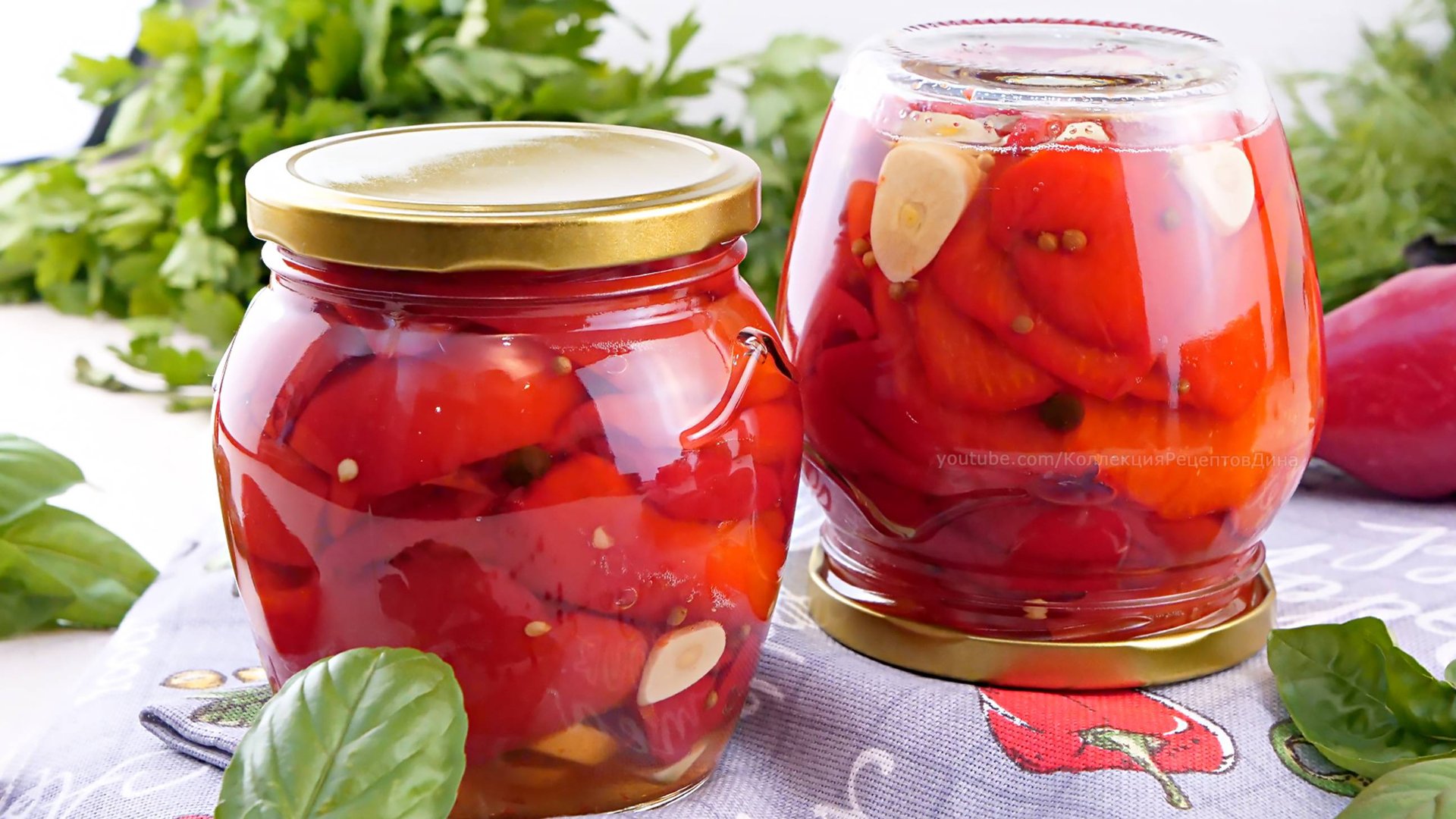 🌶️ Вкусный Маринованный Перец без масла и кожицы на зиму🌶️ Слабо маринованный перец в пряной залив