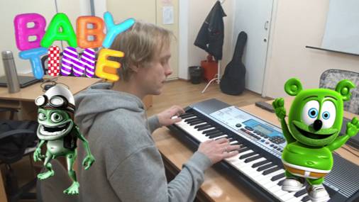 BABY TIME детские песни на фортепиано Bridge TV.