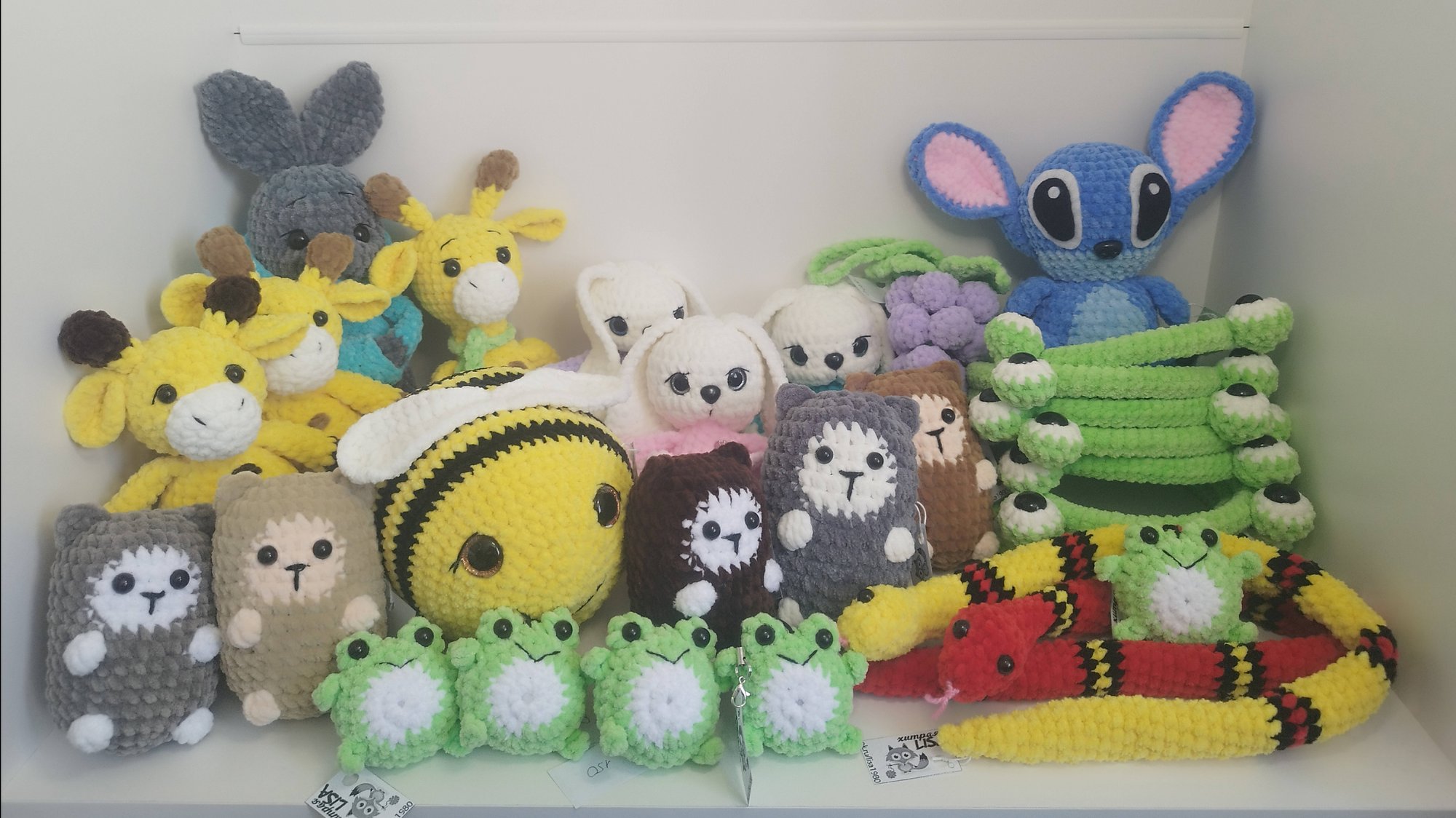 Процессы вязальной недели и итоги недели, новые игрушки